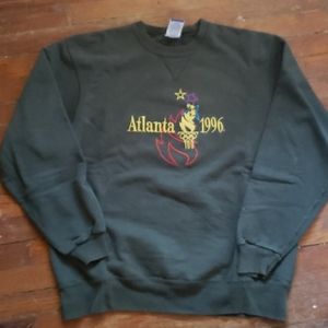 1996 atlanta Olympics sweatshirt Forest green